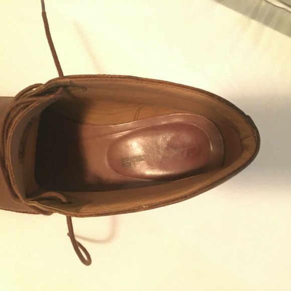 Clarks Broyd Mid Tan Leather Chukka Boots Size us main image 4
